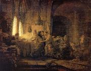 REMBRANDT Harmenszoon van Rijn, The Parable of The Labourers in the vineyard